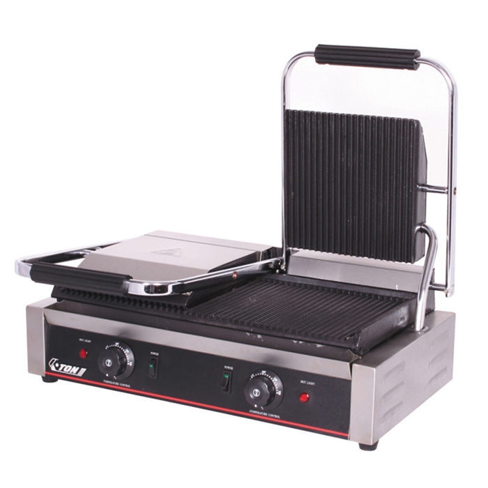 Electric contact grill  (full grooved) CE