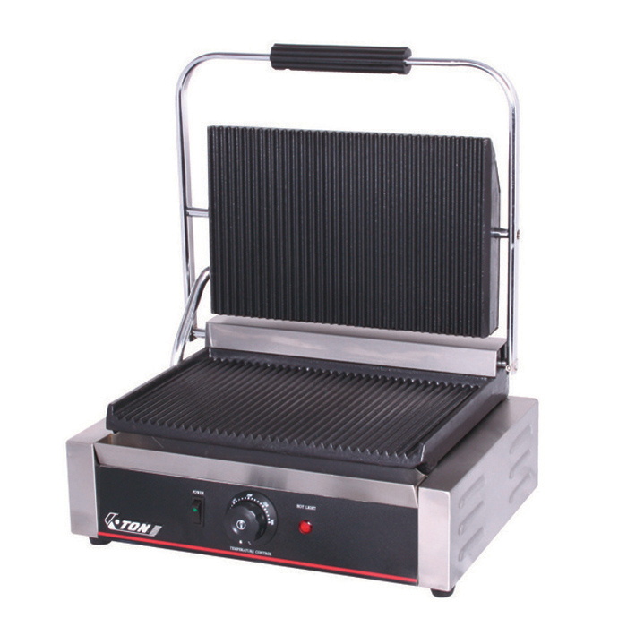 Electric contact grill (full  grooved) CE